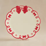 Karaca New Year Ribbon Servis Tabağı 24,5 cm