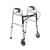 Loco Alüminyum Frenli Walker | Hafif,Katlanabilir Ergonomik Tasarım Güvenli Yürüme Yardımcısı PR-450