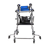 Loco Alüminyum Hemiplegia Rollator Yürüteç|Hemipleji Hastaları Güvenli,Ergonomik Katlanabilir PR-900