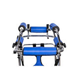 Loco Alüminyum Hemiplegia Rollator Yürüteç|Hemipleji Hastaları Güvenli,Ergonomik Katlanabilir PR-900