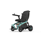 Robooter Akülü Tekerlekli Sandalye Yeşil | Hafif Alüminyum Gövde, Yüksek Performanslı E40-10