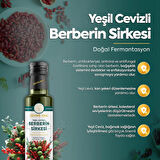 Yeşil Cevizli Berberin Sirkesi Doğal Fermantasyon Berberis Vinegar with Green Walnut 500 Ml