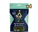 Nobilus Dental Köpek Diş Temizleyici Ödül Maması Fırça Şekilli 80 Gr x 4 Adet