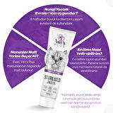 Vet's Plus Sterilised 100 gr Kısır Kediler için Tüy Yumağı Önleyici Malt Macun