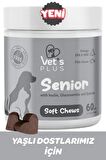 Vet's Plus Senior Kedi ve Köpekler için Inulin ve Glukozamin Desteği 60'lı Çiğnenebilir Tablet