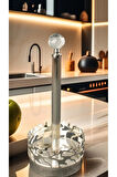 GÜMÜŞ METAL KAĞIT HAVLULUK KRİSTAL