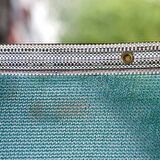 %75'lik Yeşil Gölgelik File 1.5*100 METRE - Branda - Çit Filesi - Şeritli Halkalı