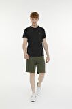 M-SN220 BSC C T-SHIRT 3FX Siyah Erkek Kısa Kol T-Shirt