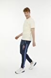 Lumberjack Bisiklet Yaka Sarı Erkek T-Shirt 2SCT1103FX
