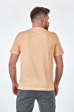 Lumberjack Bisiklet Yaka Pastel-Turuncu Erkek T-Shirt 2SCT1103FX