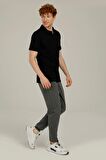 Lumberjack Erkek Basic Polo Yaka T-Shirt CT953 Siyah/Black 13S43CT953