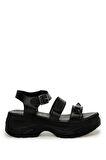 CS23059 3FX Siyah Kadın Spor Sandalet