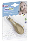 Babyjem Bebek Çıtçıt Tırnak Makası Kahverengi