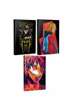 3 Defter Black Clover - Tokyo Revengers - Surabaya