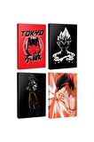 4 Defter Fearless-Dragon Ball-Punch-Goku