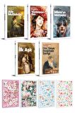 5 Dünya Klasiği Ve Çiçekli Çizgili Defter
Seti -2