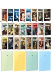 24 Dünya Klasiği Ve Pastel Çizgisiz Defter Seti
-2
