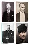 4Lü Atatürk- Çizgili Defter Seti 64 Sayfa
13,5X19,5Cm -8