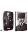 2Li Atatürk 64 Sayfa 13,5X19,5Cm Defter Ve 176
Sayfa Planlama Defteri Seti -4