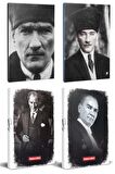 4Lü Atatürk 64 Sayfa 13,5X19,5Cm Defter Ve 176
Sayfa Planlama Defteri Seti -4