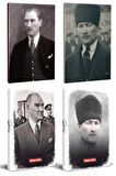 4Lü Atatürk 64 Sayfa 13,5X19,5Cm Defter Ve 176
Sayfa Planlama Defteri Seti -8