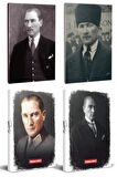 4Lü Atatürk 64 Sayfa 13,5X19,5Cm Defter Ve 176
Sayfa Planlama Defteri Seti -12