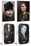4Lü Atatürk 64 Sayfa 13,5X19,5Cm Defter Ve 176
Sayfa Planlama Defteri Seti -28