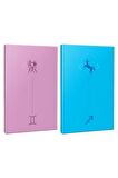 2li Burç-astroloji Temalı 13,5x19,5cm 64 Sayfa
çizgisiz Defter Seti -2