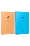 2li Burç-astroloji Temalı 13,5x19,5cm 64 Sayfa
çizgisiz Defter Seti -3
