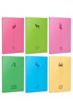6lı Burç-astroloji Temalı 13,5x19,5cm 64 Sayfa
çizgisiz Defter Seti -9