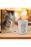Minik Kedi Ajanda Sevimli Kedi Kupa Seti