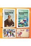 Dünya Klasikleri Ikili Set - Insan Ne Ile Yaşar - Beyaz Zambaklar Ülkesinde Ve Kartpostal
