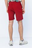 Erkek Relaxed Fit Pileli Bağcıklı Fermuarlı Bürümcük Kumaş Rahat Şort