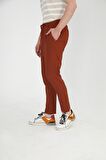 Erkek Regular Fit Fermuarlı ve Bağcıklı Rahat Jogger Pantolon