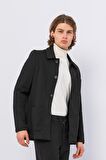 CEKMON Erkek Düğmeli Çok Cepli Rahat Blazer Regular Fit Klasik Ceket