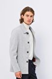 CEKMON Erkek Düğmeli Çok Cepli Rahat Blazer Regular Fit Klasik Ceket