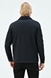 CEKMON Erkek Düğmeli Çok Cepli Rahat Regular Fit Klasik Ceket