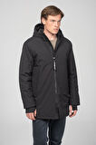 Erkek Regular Fit İç Askı Detaylı Kol Cepli Ve Eldiven Detaylı Mont