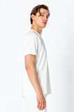 Erkek Fit Kalın Penye Rahat Sade Klasik T-Shirt