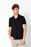 Erkek Regular Fit Rahat Salaş Düğmeli Polo YakaT-Shirt