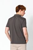 Erkek Regular Fit Rahat Salaş Düğmeli Polo YakaT-Shirt