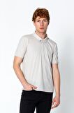 Erkek Regular Fit Rahat Salaş Düğmeli Polo YakaT-Shirt