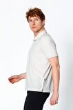 Erkek Regular Fit Rahat Salaş Düğmeli Polo YakaT-Shirt
