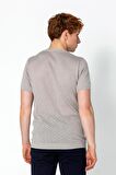 Erkek Regular Fit Bisiklet Yaka Rahat Örme T-shirt