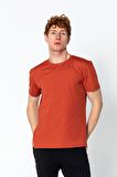 Erkek Fit Rahat Naylon Bisiklet Yaka Seyahatlik T-Shirt