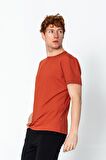 Erkek Fit Rahat Naylon Bisiklet Yaka Seyahatlik T-Shirt