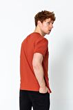 Erkek Fit Rahat Naylon Bisiklet Yaka Seyahatlik T-Shirt