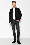 CEKMON Erkek Regular Fıt %100 Cotton İnce Gabardın Spor Ceket