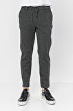Erkek Relaxed Fit Beli Lastikli Bağcıklı Likralı Süper Rahat Jogger Pantolon