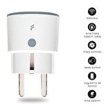 Fonri Akıllı Priz (16 AMPER), Uzaktan Kontrol, Wifi, Anlık Enerji Tüketim Takip, Zamanlayıcı